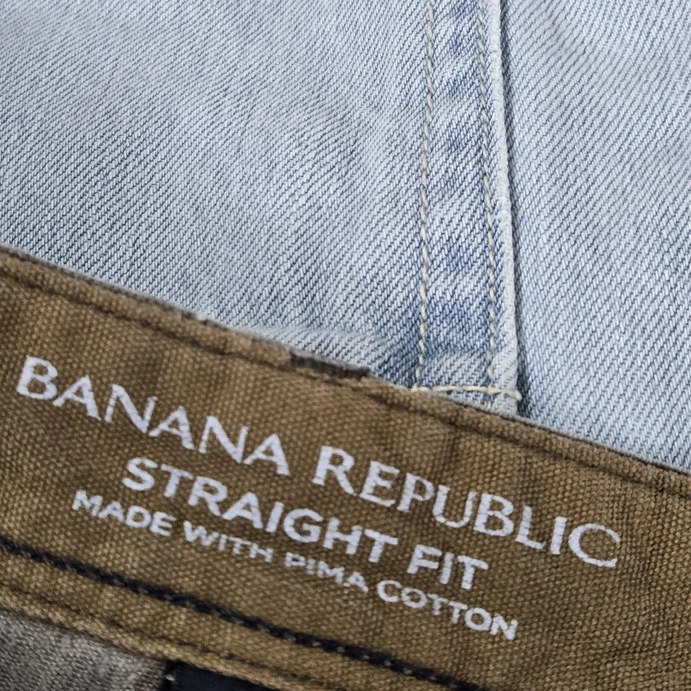 Banana Republic Men‎ Pants 36/32 Brown Khakis Corduroy Straight Fit Button